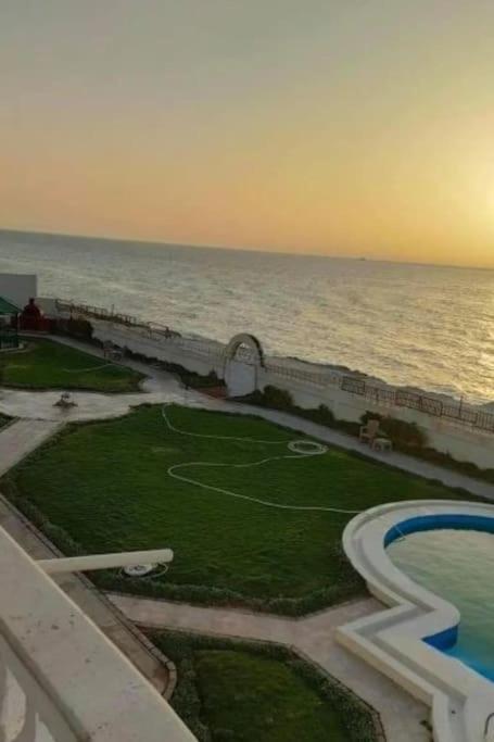 Panorama Apartment With A Charming Sea View Near Alexandria And Burg Elarab Intl Airport With Free Wifi شقة باطلالة ساحرة على البحر اول الساحل الشمالي Exterior photo