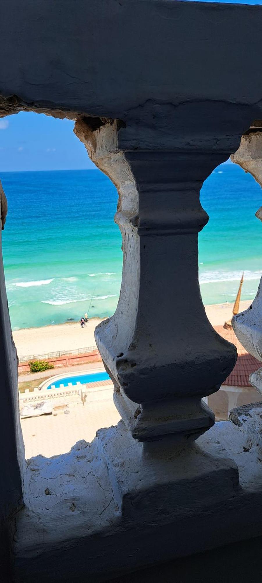 Panorama Apartment With A Charming Sea View Near Alexandria And Burg Elarab Intl Airport With Free Wifi شقة باطلالة ساحرة على البحر اول الساحل الشمالي Exterior photo