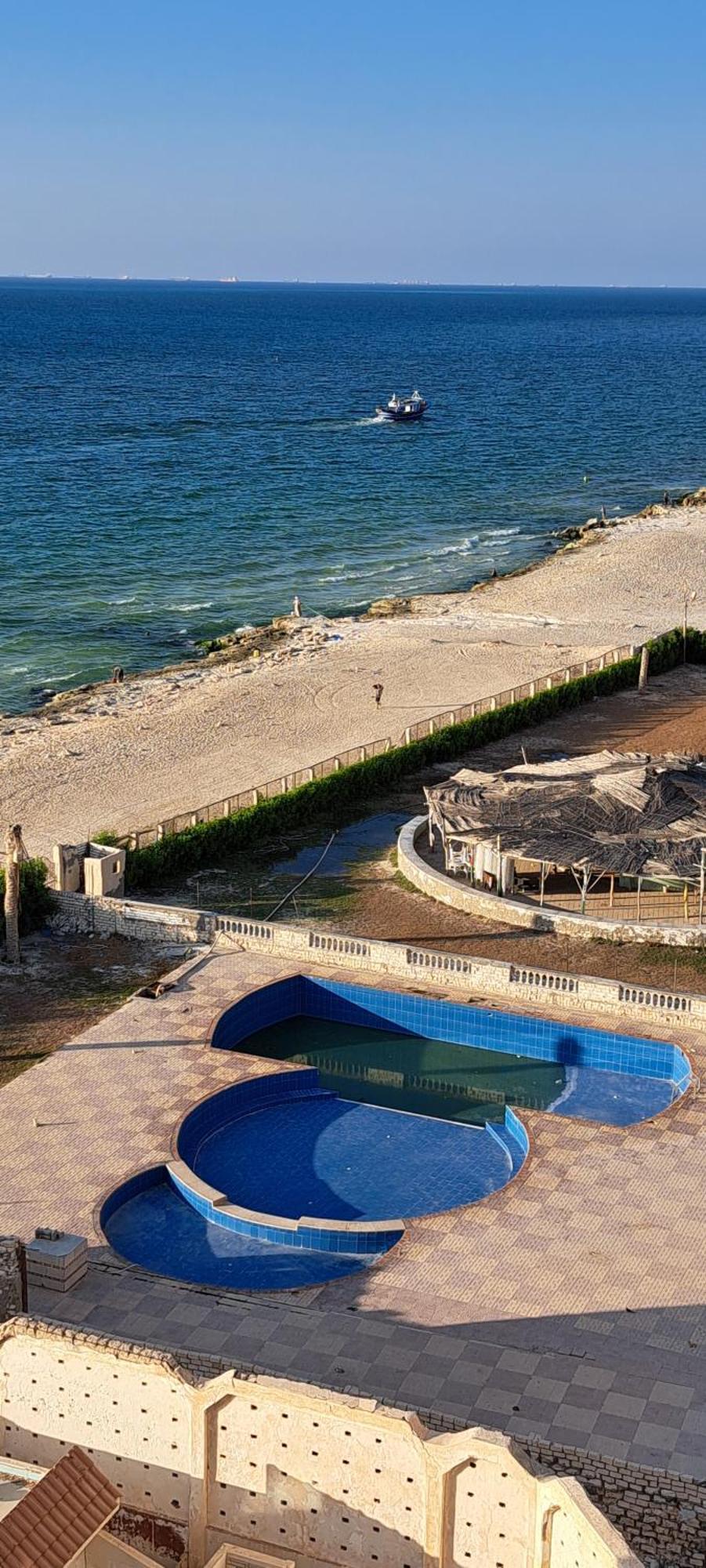 Panorama Apartment With A Charming Sea View Near Alexandria And Burg Elarab Intl Airport With Free Wifi شقة باطلالة ساحرة على البحر اول الساحل الشمالي Exterior photo